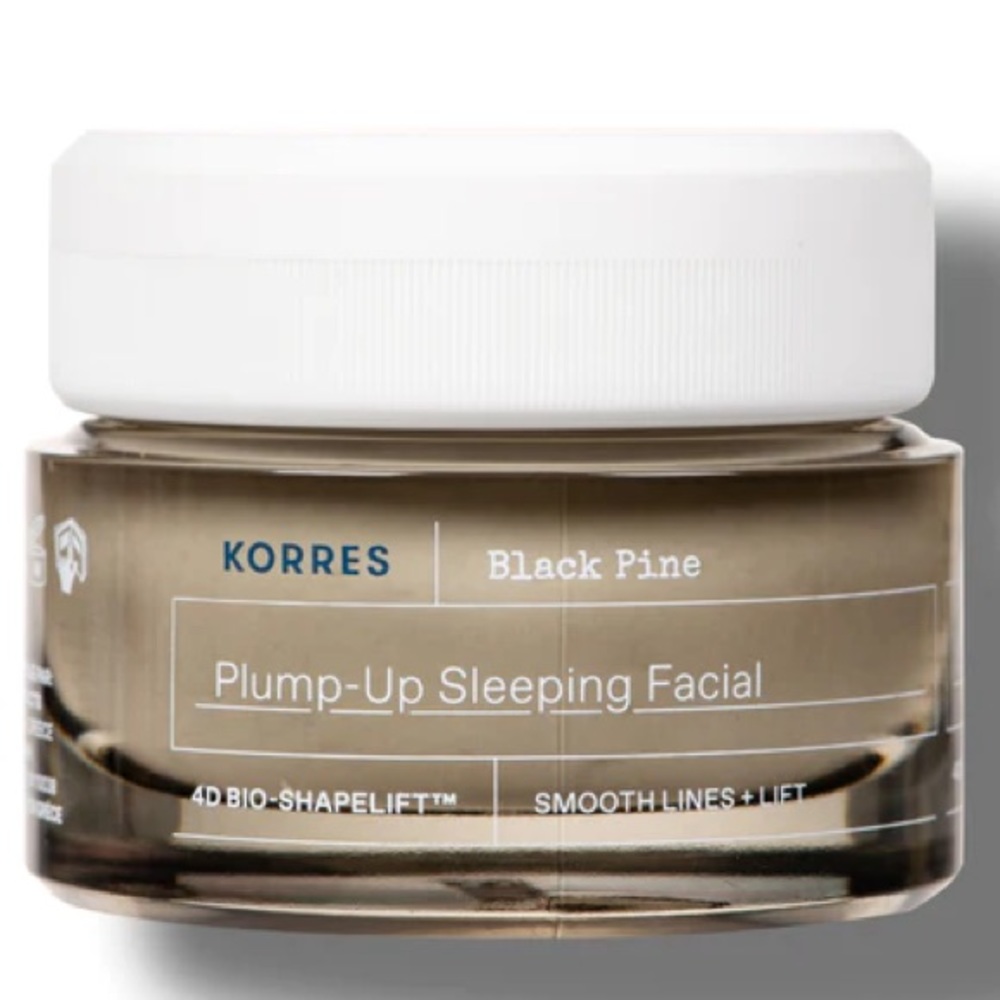 New!Korres 4D Bio Shapelift BlackPine PlumpUp Sleeping Facial(Plumping +Lifting)